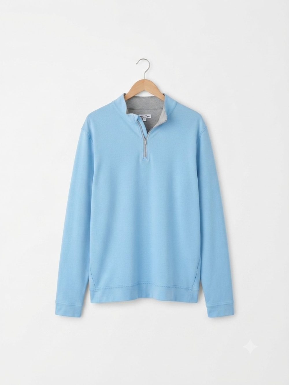 Peter Millar Light Blue Half-Zip Sweater Size XXL